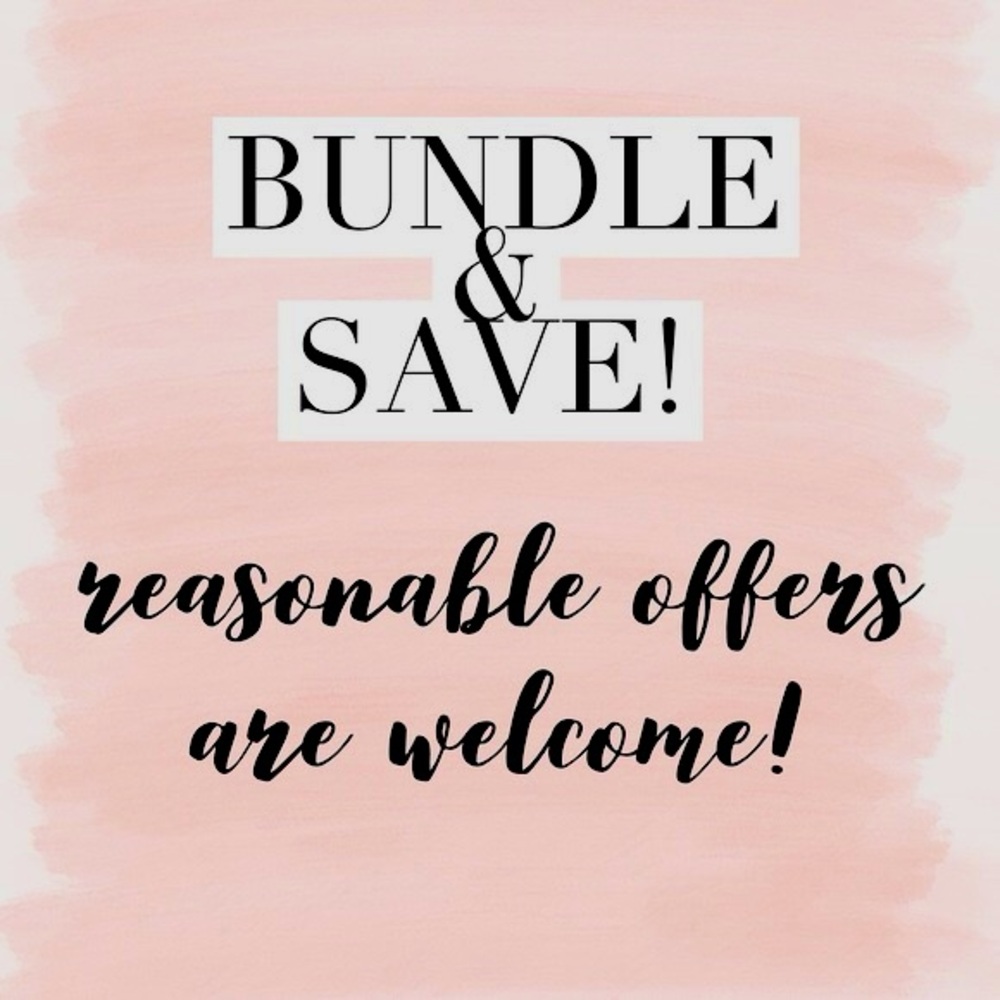 Bundle two items in my closet for savings! 💕